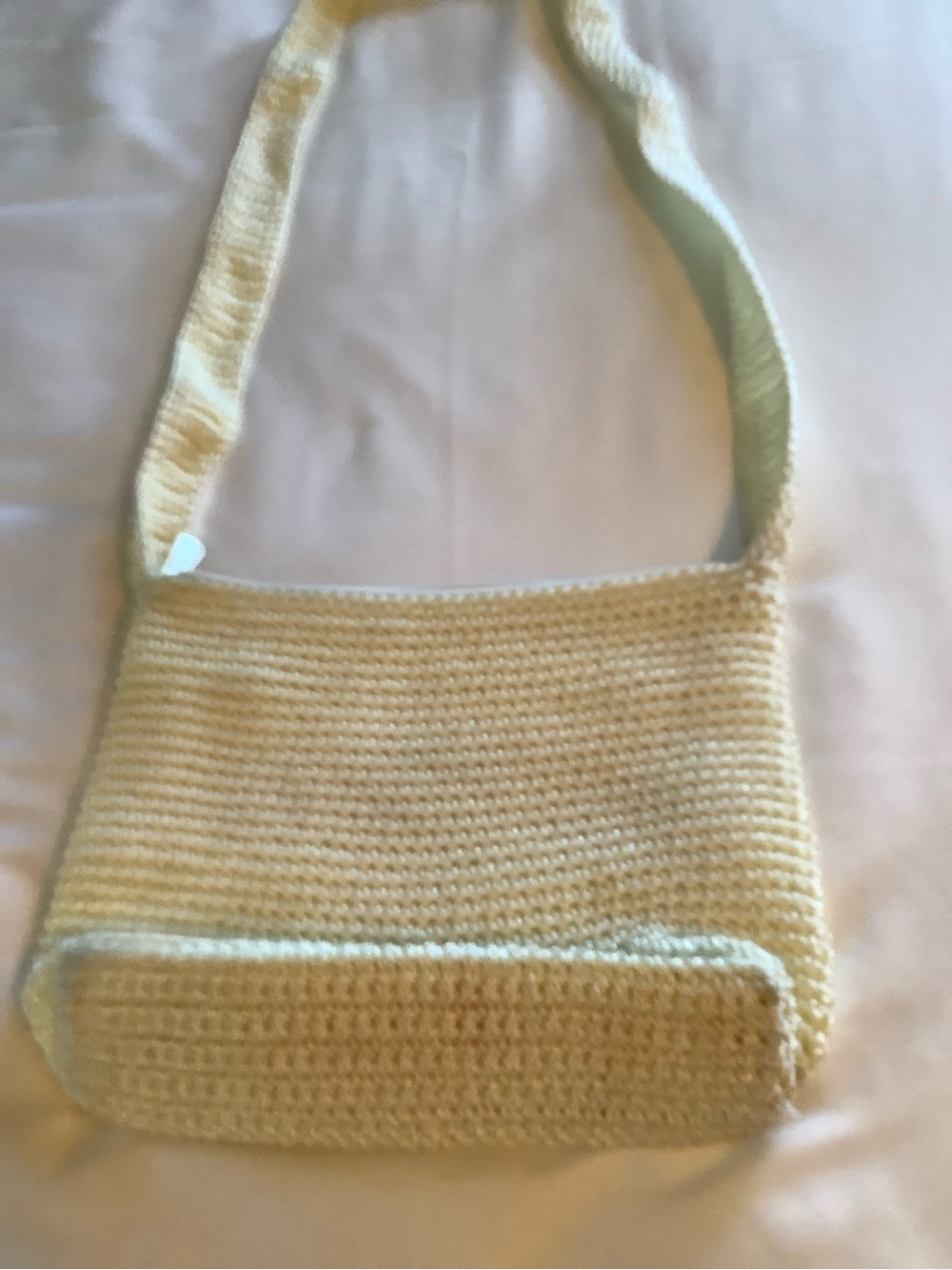 The Sak White Woven Shoulder Bag with Front Zip - Picture 2 of 7